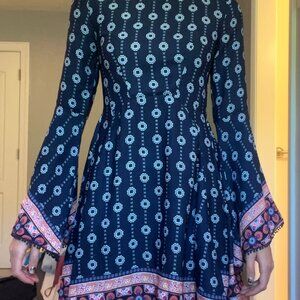 Altar'd State Mini Dress Long Sleeve